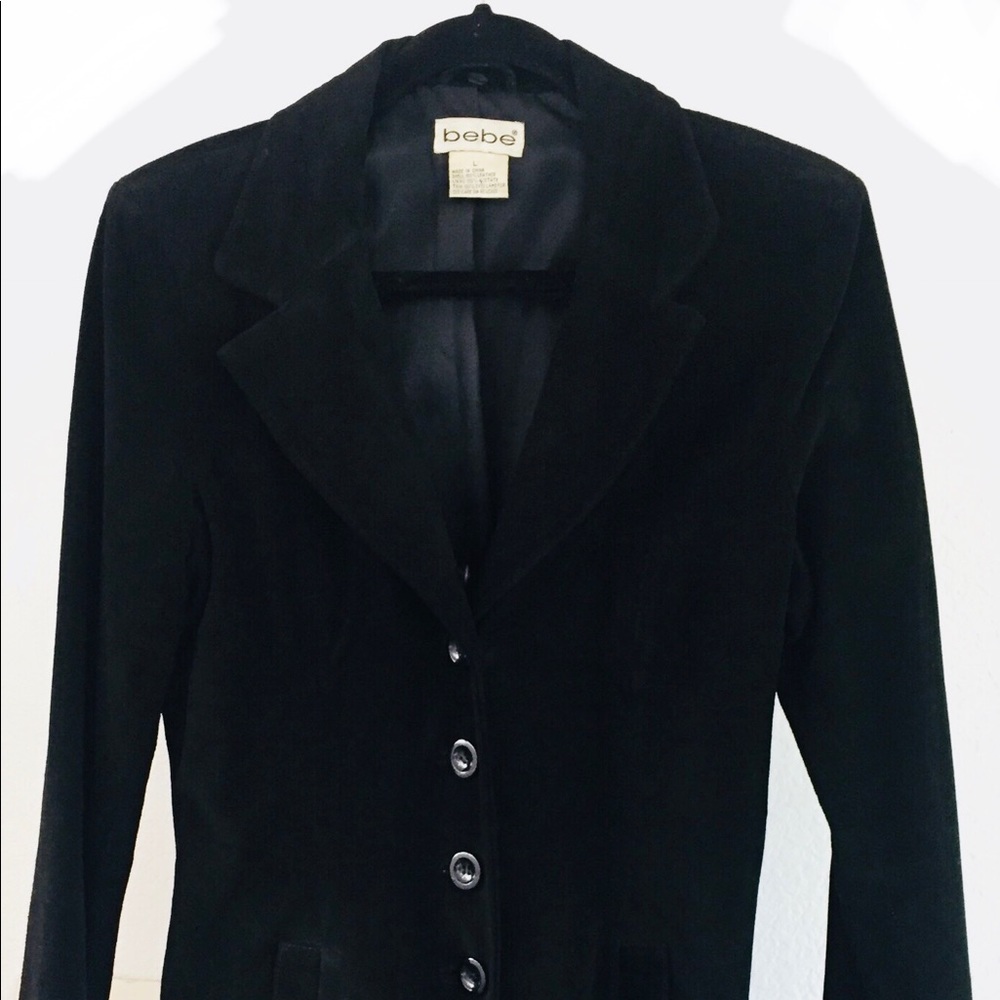 bebe Suede Leather Coat So Warm